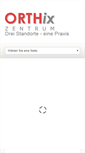 Mobile Screenshot of orthix.de
