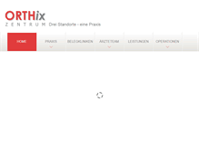 Tablet Screenshot of orthix.de